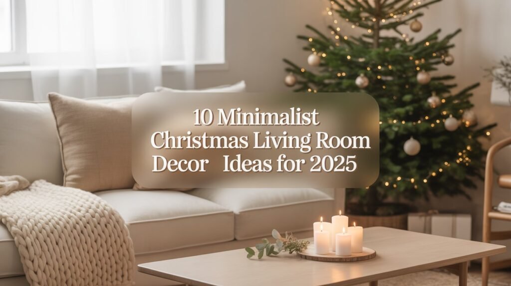 10 Minimalist Christmas Living Room Decor Ideas for 2025