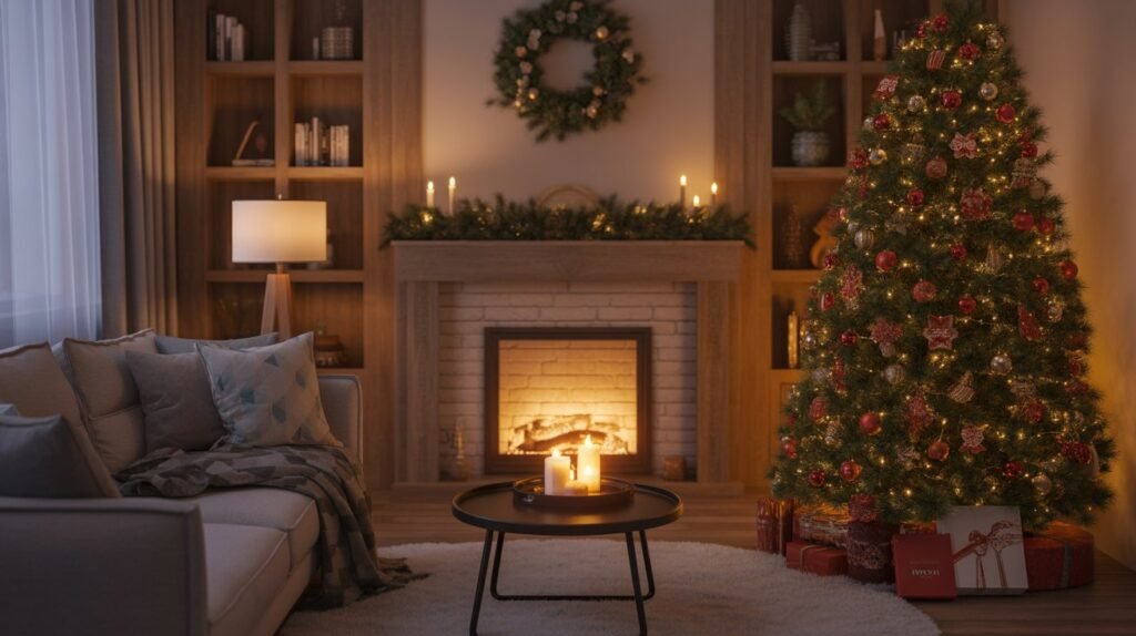 10 cozy Christmas living room ideas