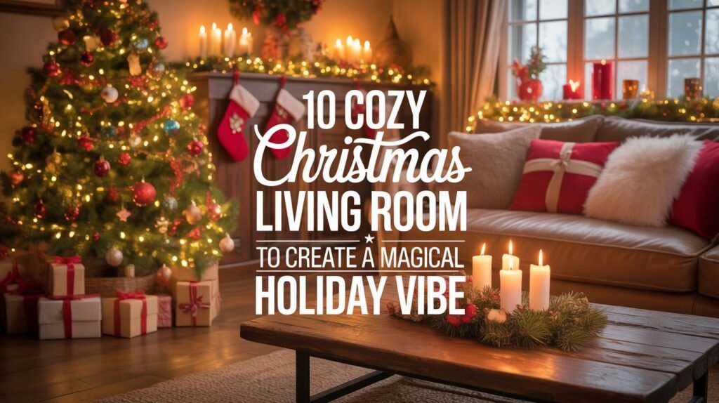 10 Cozy Christmas Living Room Ideas to Create a Magical Holiday Vibe
