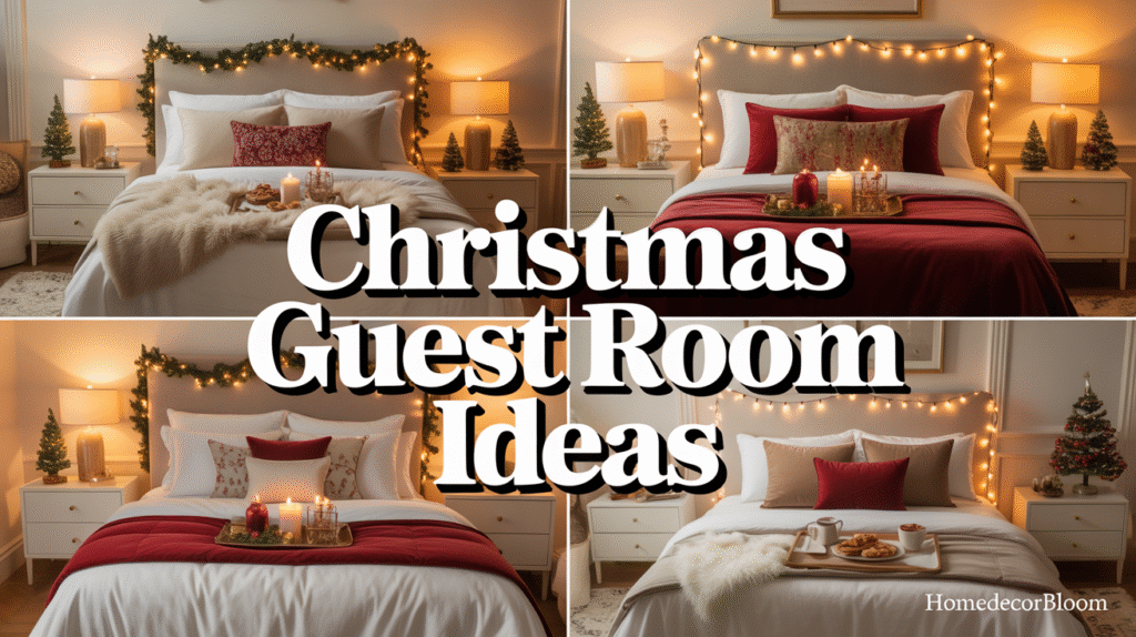 Warm & Inviting Christmas Guest Room Ideas to Impress Your Visitors