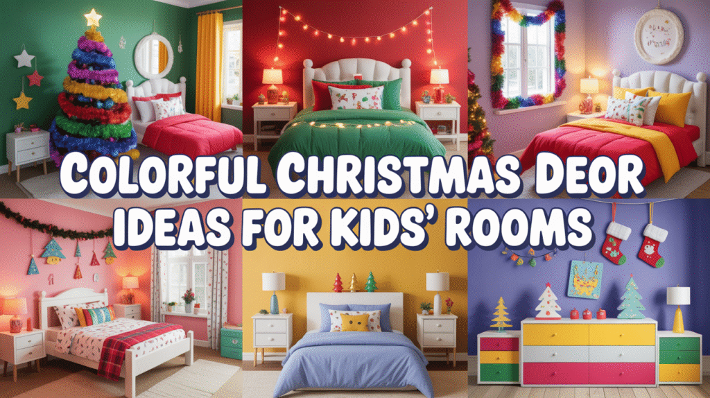 Colorful Christmas Decor Ideas to Brighten Your Kids’ Room