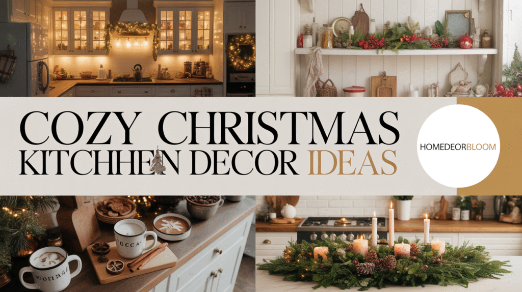 Cozy Christmas Kitchen Decor Ideas for a Festive Cooking Space