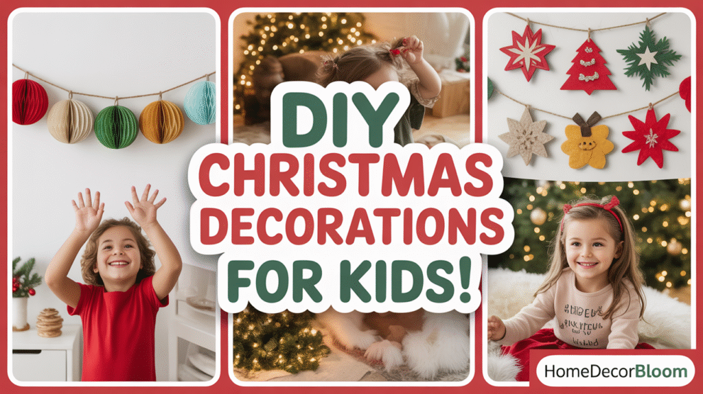 DIY Christmas Decorations for Kids’ Rooms on a Budget