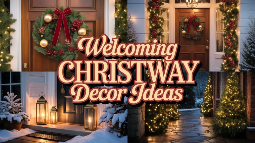 Welcoming Christmas Entryway Decor Ideas to Greet Your Guests in Style
