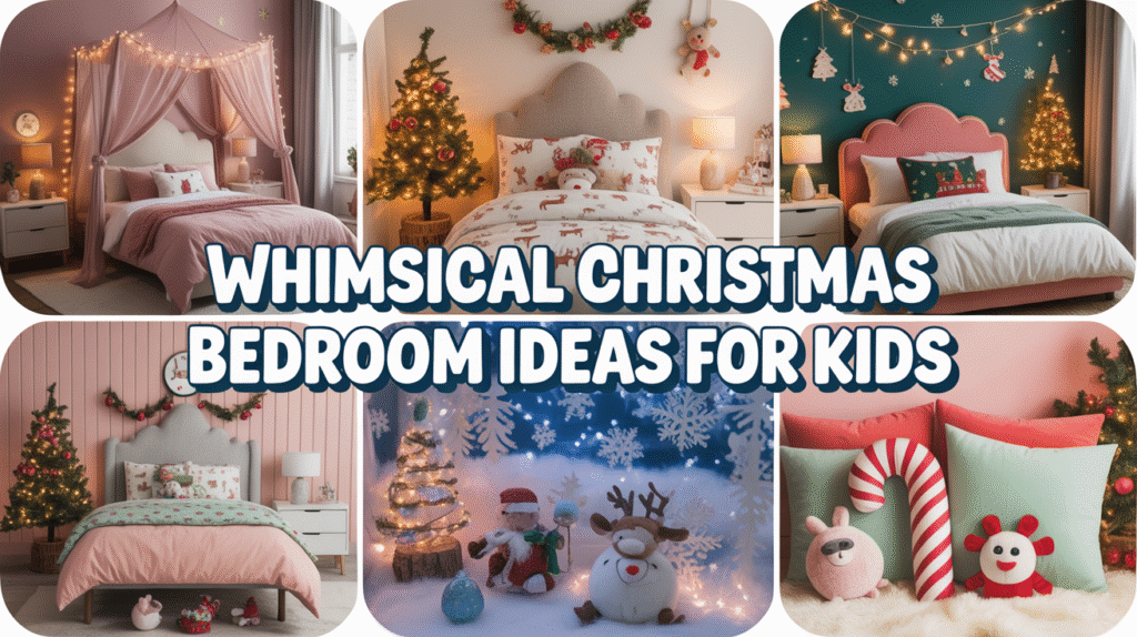 Whimsical Christmas Bedroom Ideas for Kids: Magical Winter Wonderland