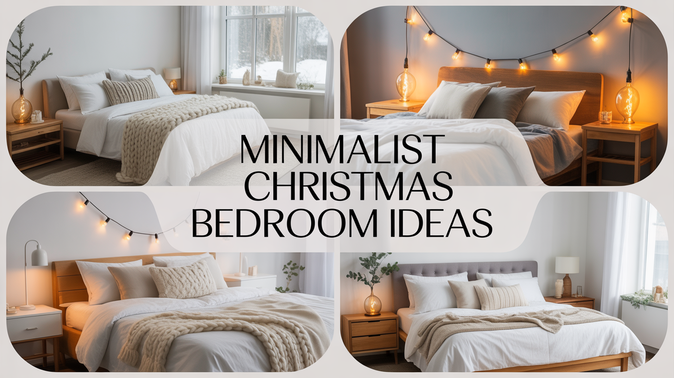 Christmas Bedroom Styling