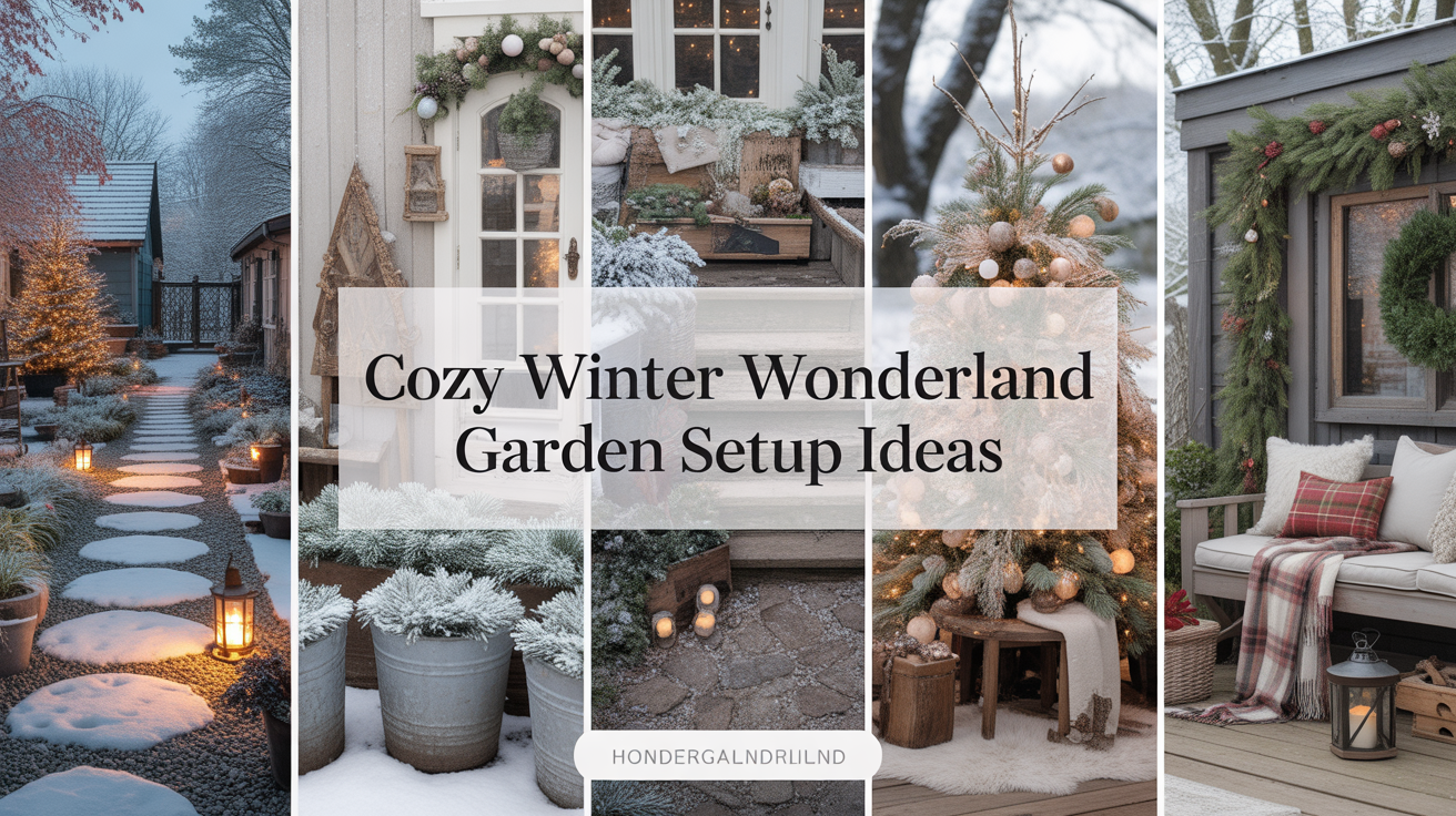 Winter Wonderland Garden Setup