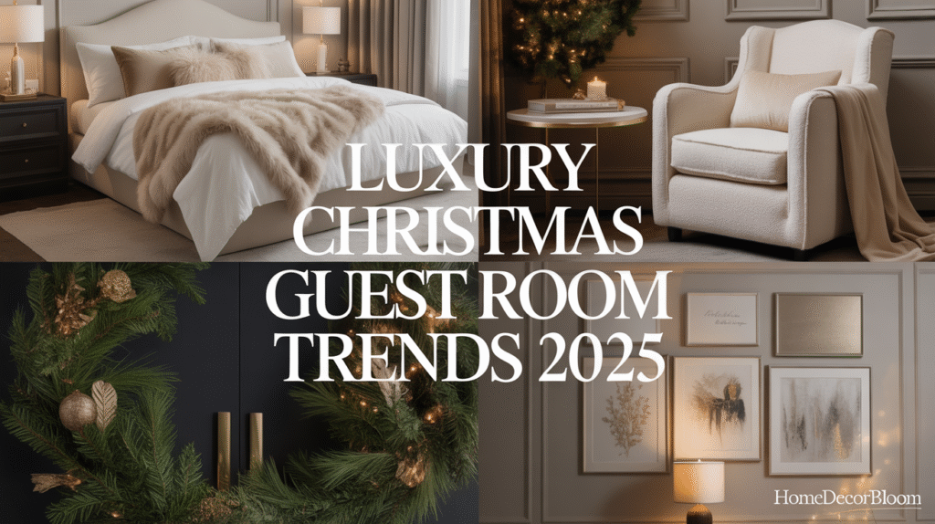 Luxury Christmas Guest Room Decor Trends for 2025