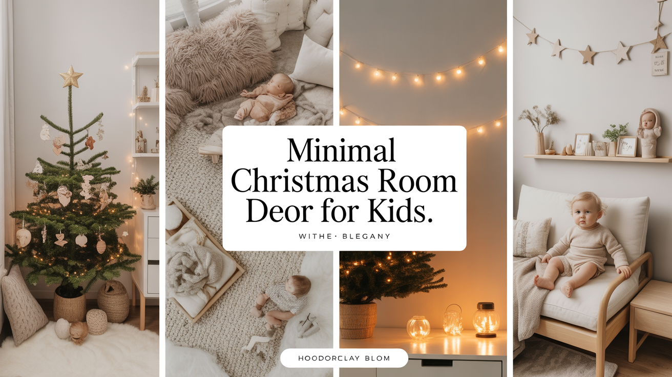 Minimal Christmas Room Decor for Kids
