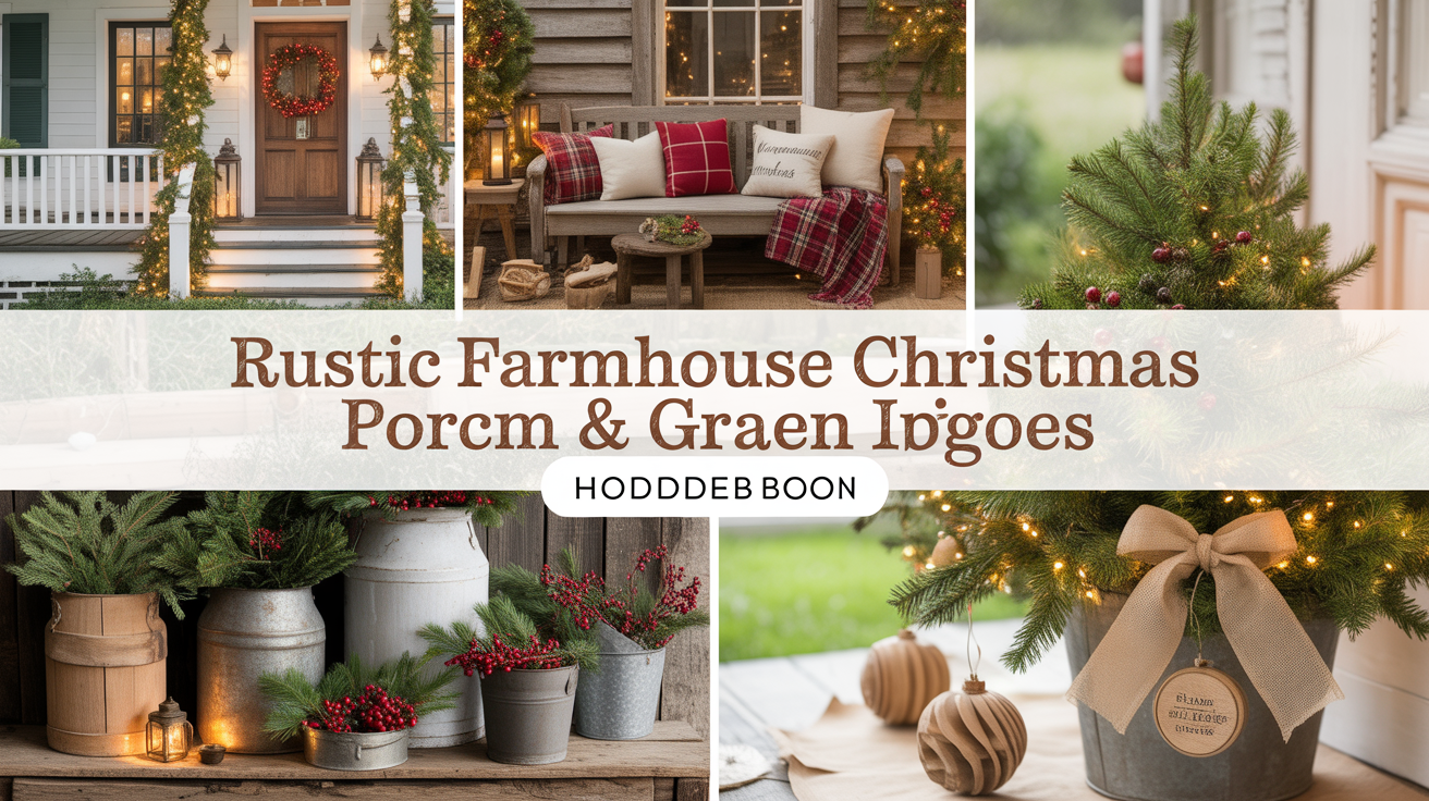 Christmas Porch and Garden Decoration