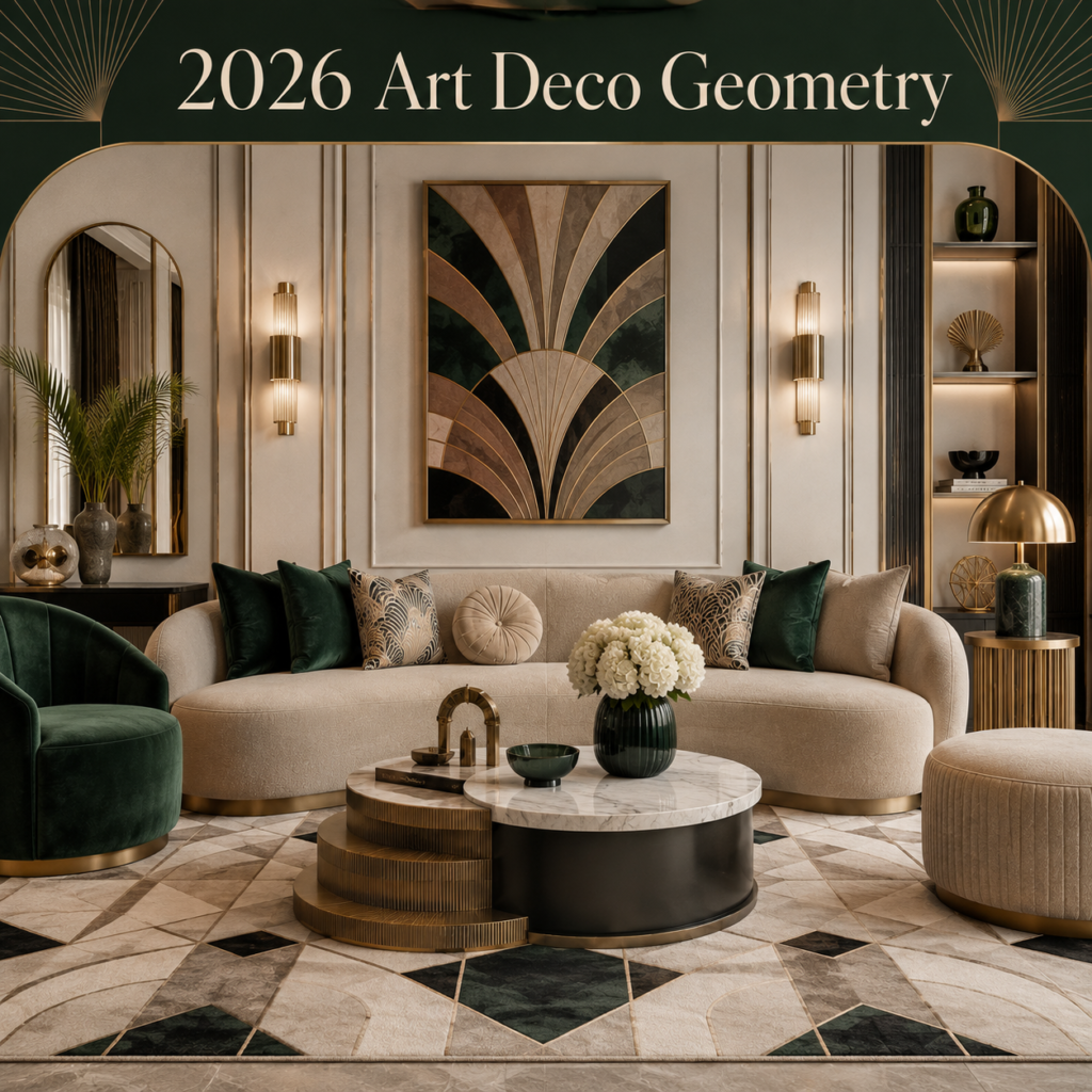 Neodeco Style Modern Art Deco Living Room Ideas for 2026