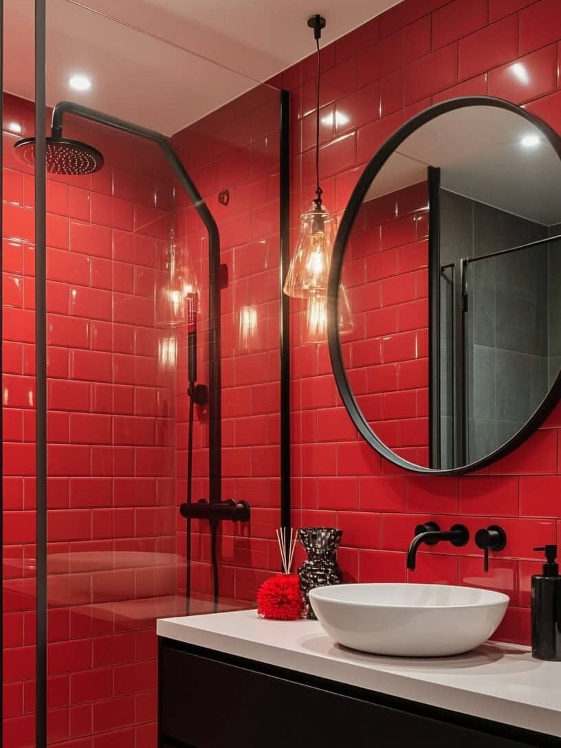 Red Tile Steal the Show