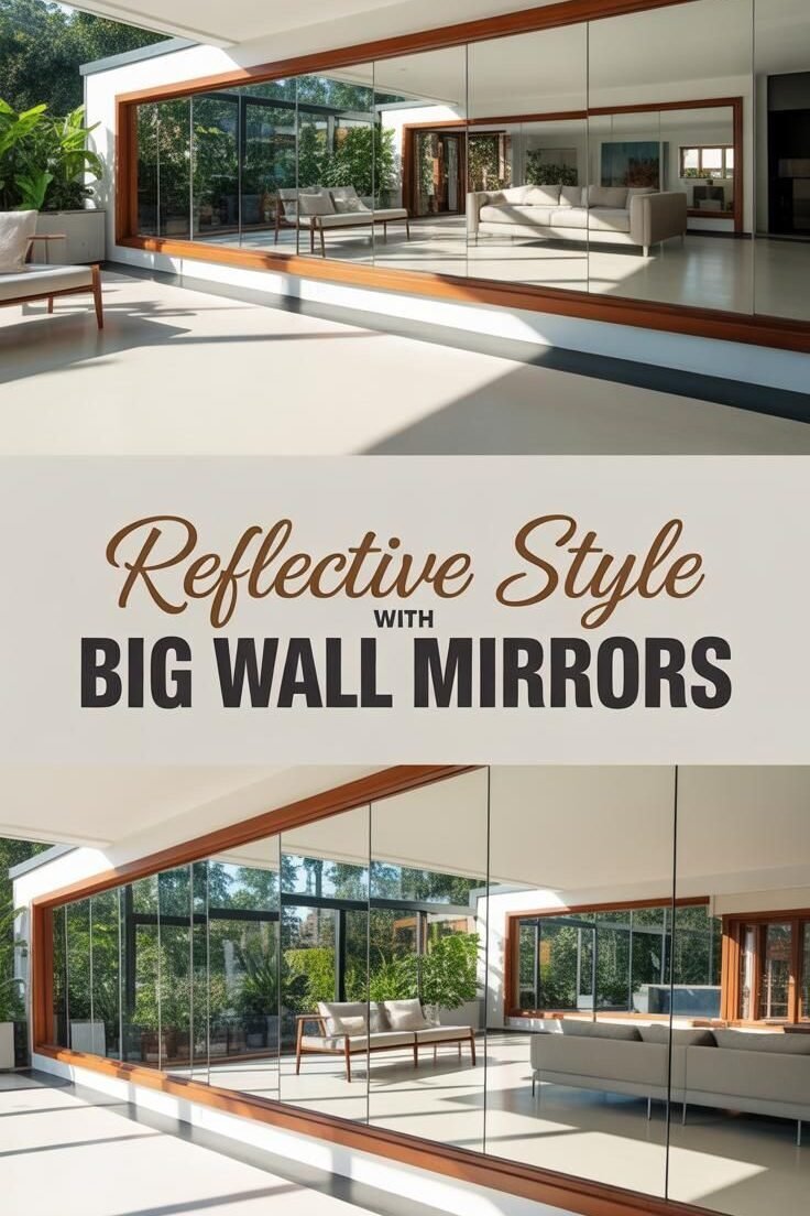 Bring in Oversized Mirrors