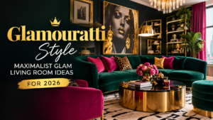 Glamouratti Style: Maximalist Glam Living Room Ideas for 2026